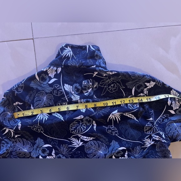 Womens Summer Tops - Blue Blouse / Shirt - Elastane - Floral - Casual Free Plane - Picture 10 of 16